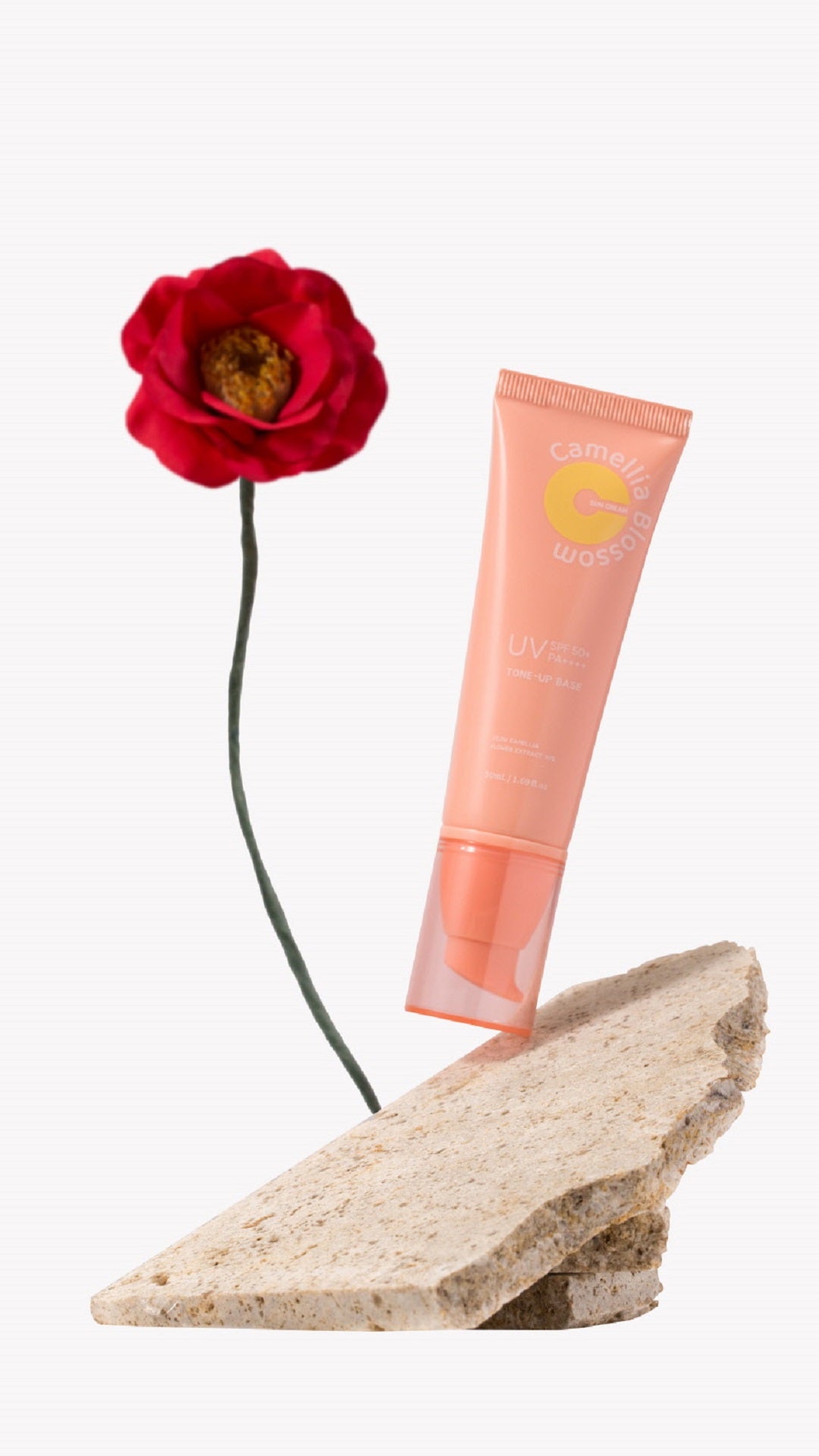 JEJUINDI Camellia Blossom Tone up Sun Cream