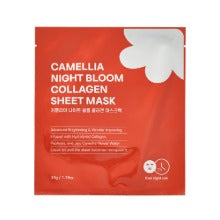 Jejuindi Camellia Night Bloom Collagen Sheet Mask
