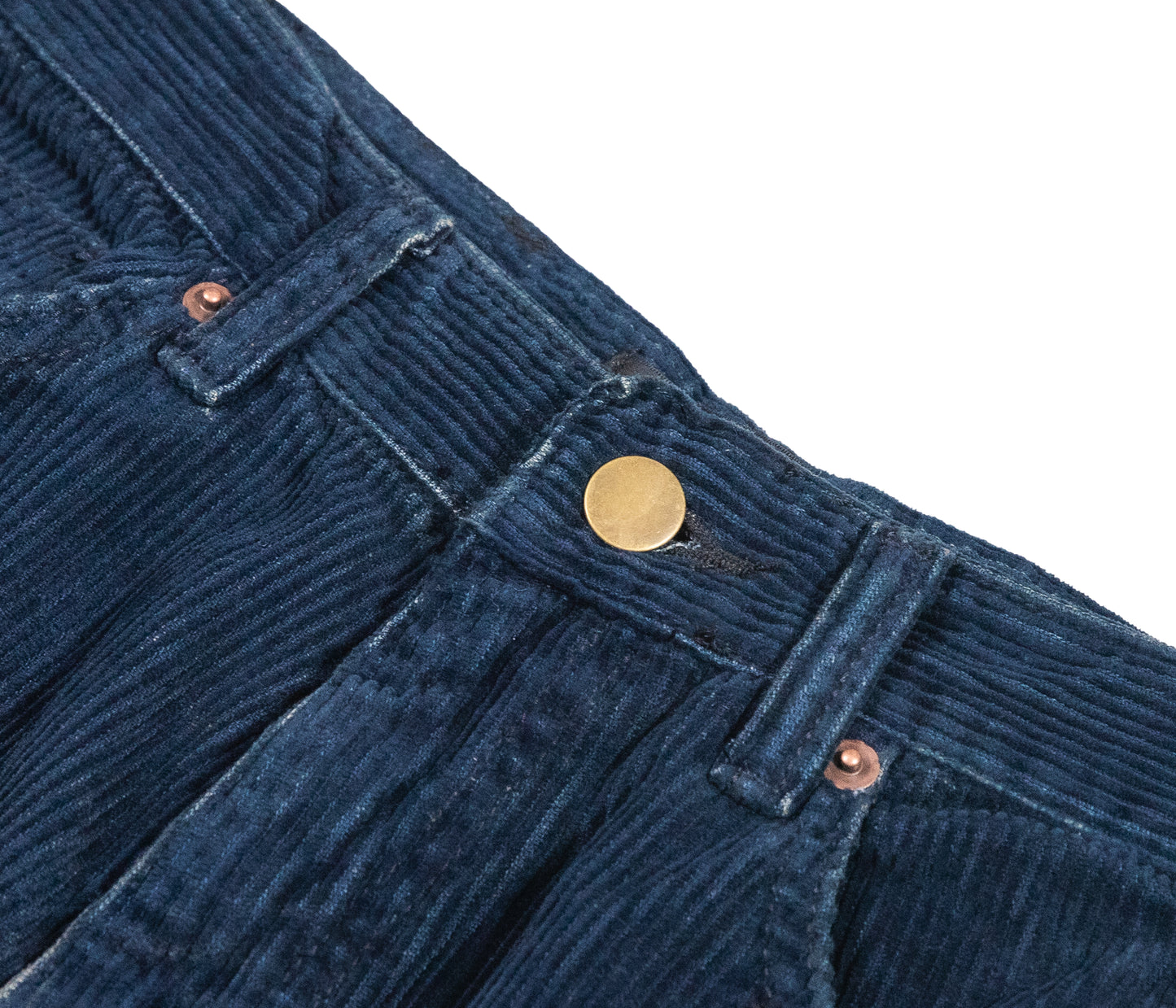 Pantaloni in Velluto a Coste Smacchiati.