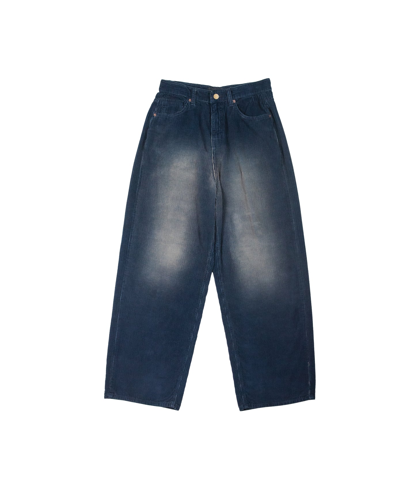 Pantaloni in Velluto a Coste Smacchiati.