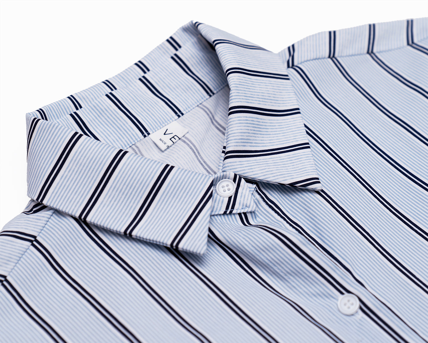 Abito Camicia Righe con Cintura