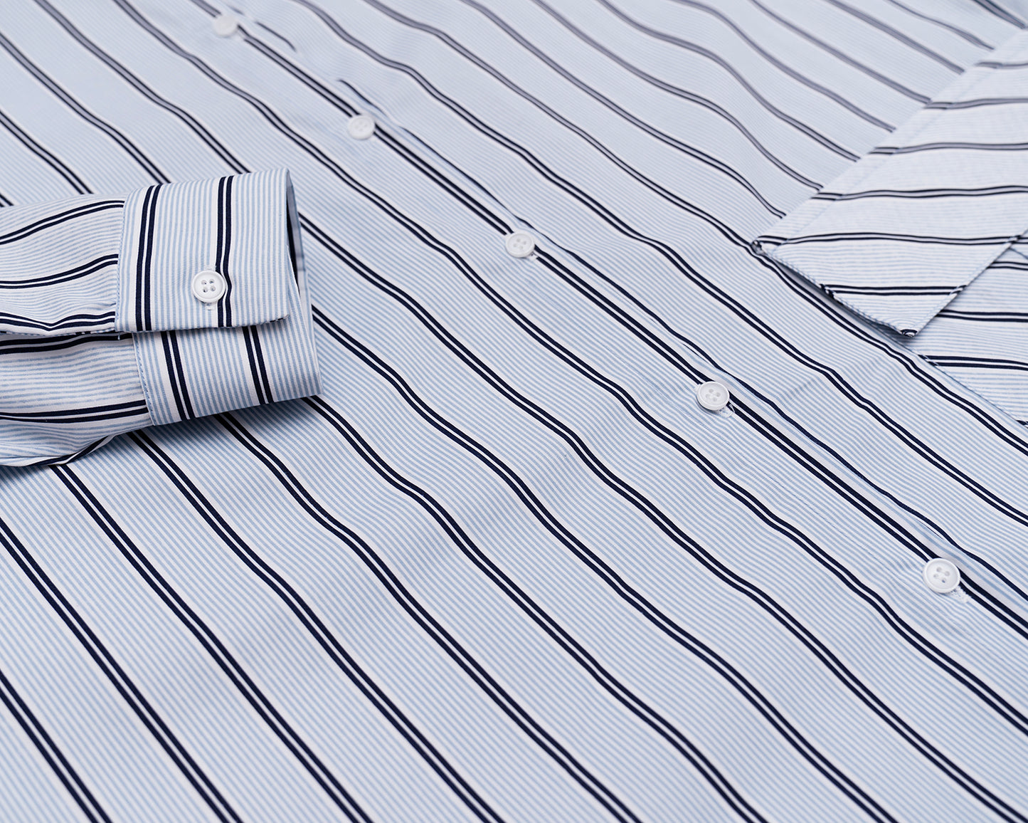Abito Camicia Righe con Cintura