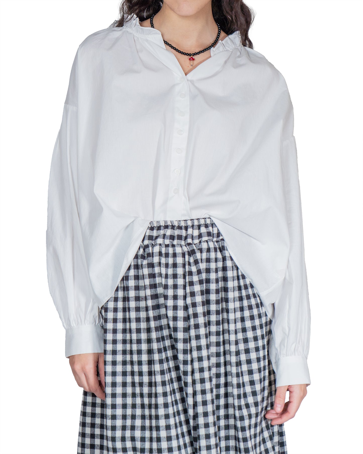 camicia con volant