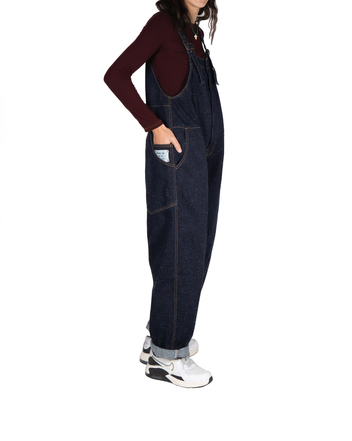 Salopette Denim Puntinato