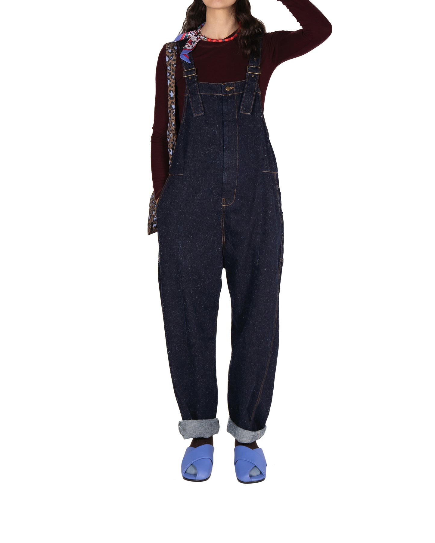 Salopette Denim Puntinato