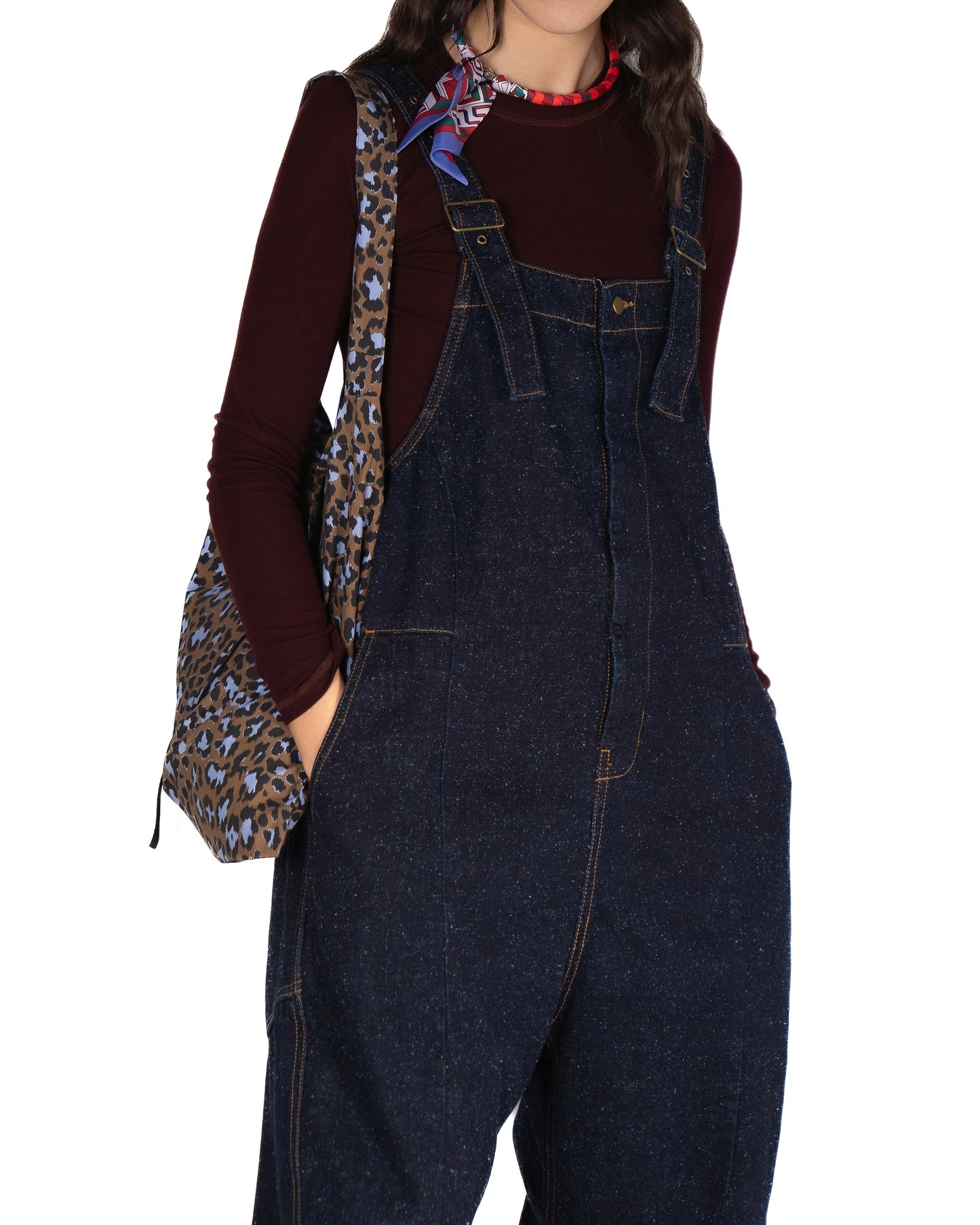Salopette Denim Puntinato