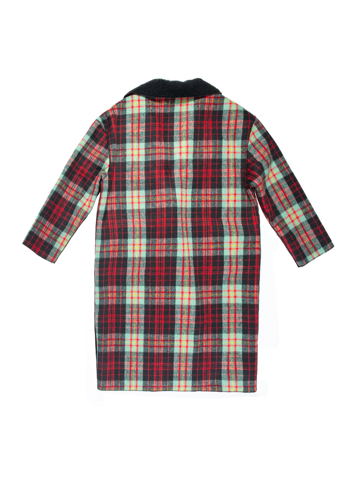Cappotto Donna Double Scozzese/Orsetto