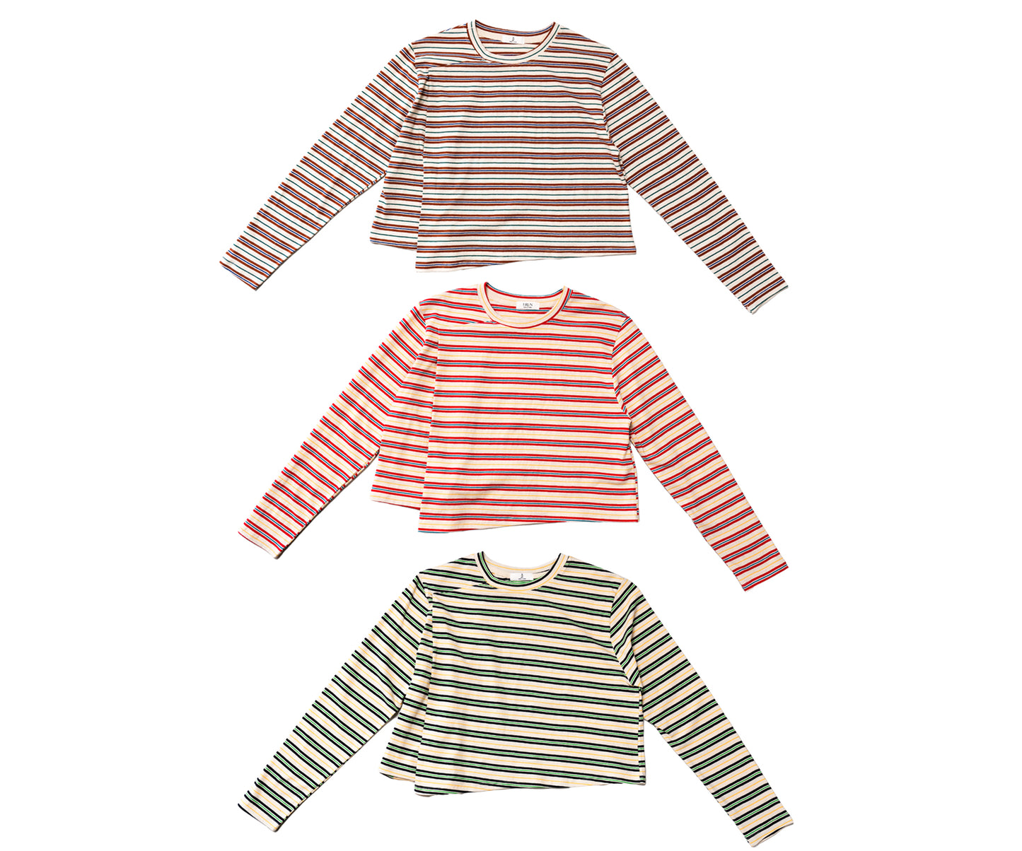 Top Stripe con Piega