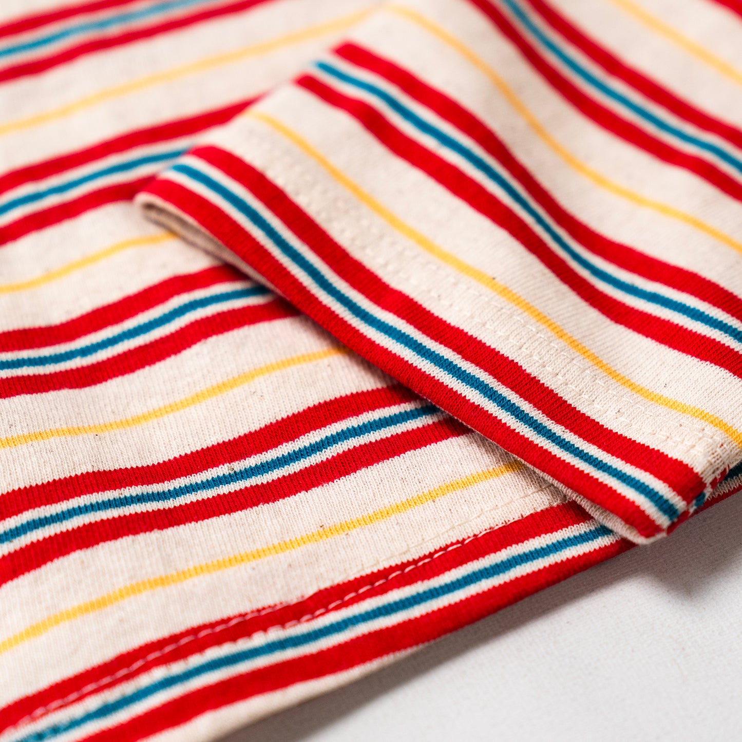 Top Stripe con Piega