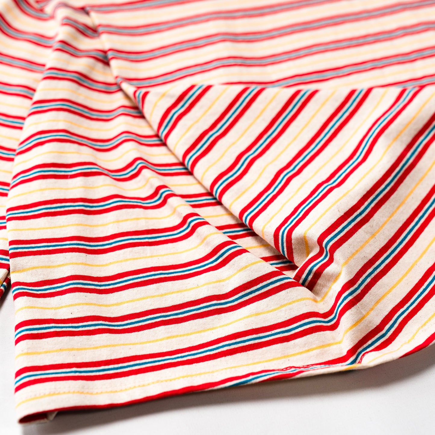 Top Stripe con Piega