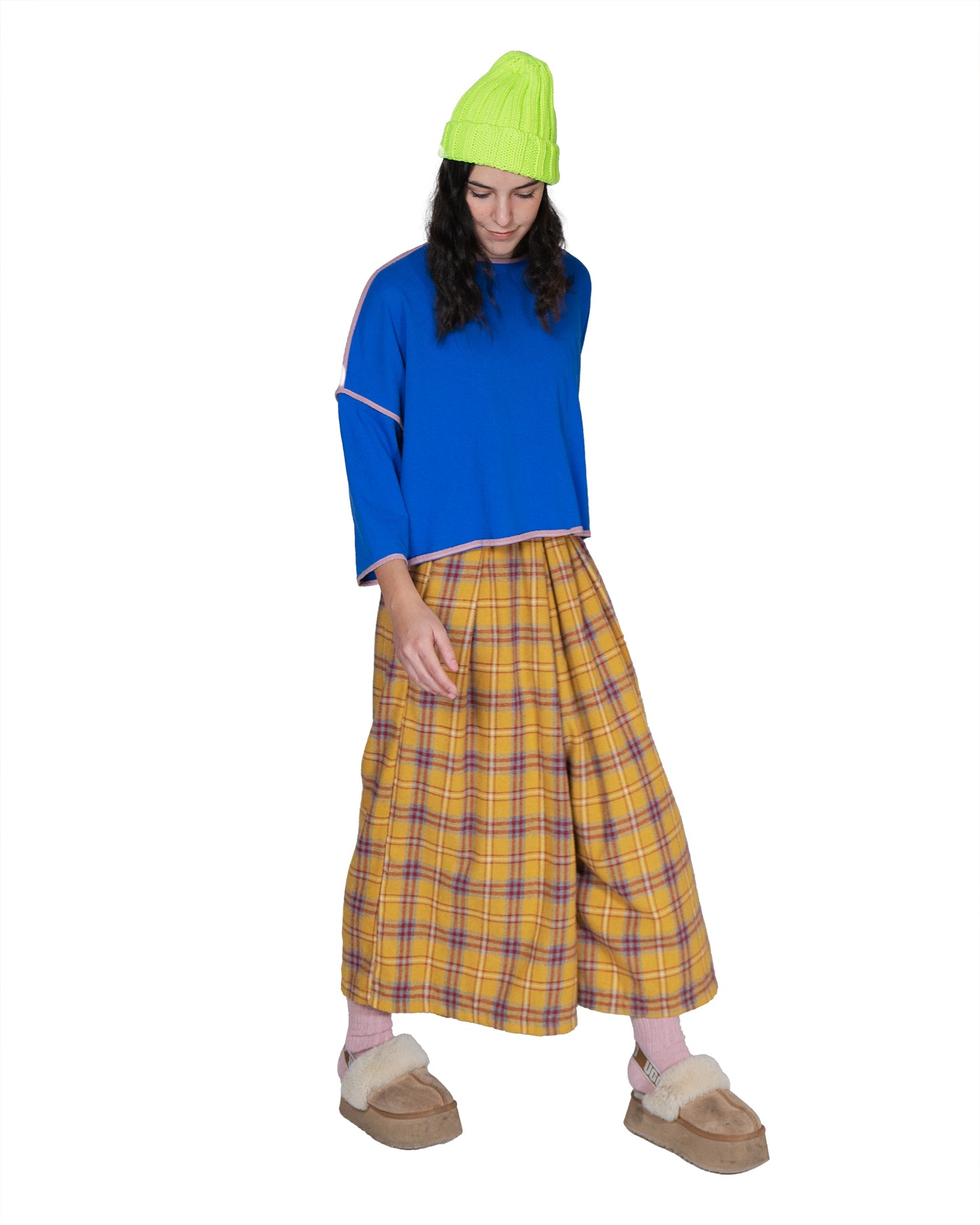 Pantalone Ampio Tartan