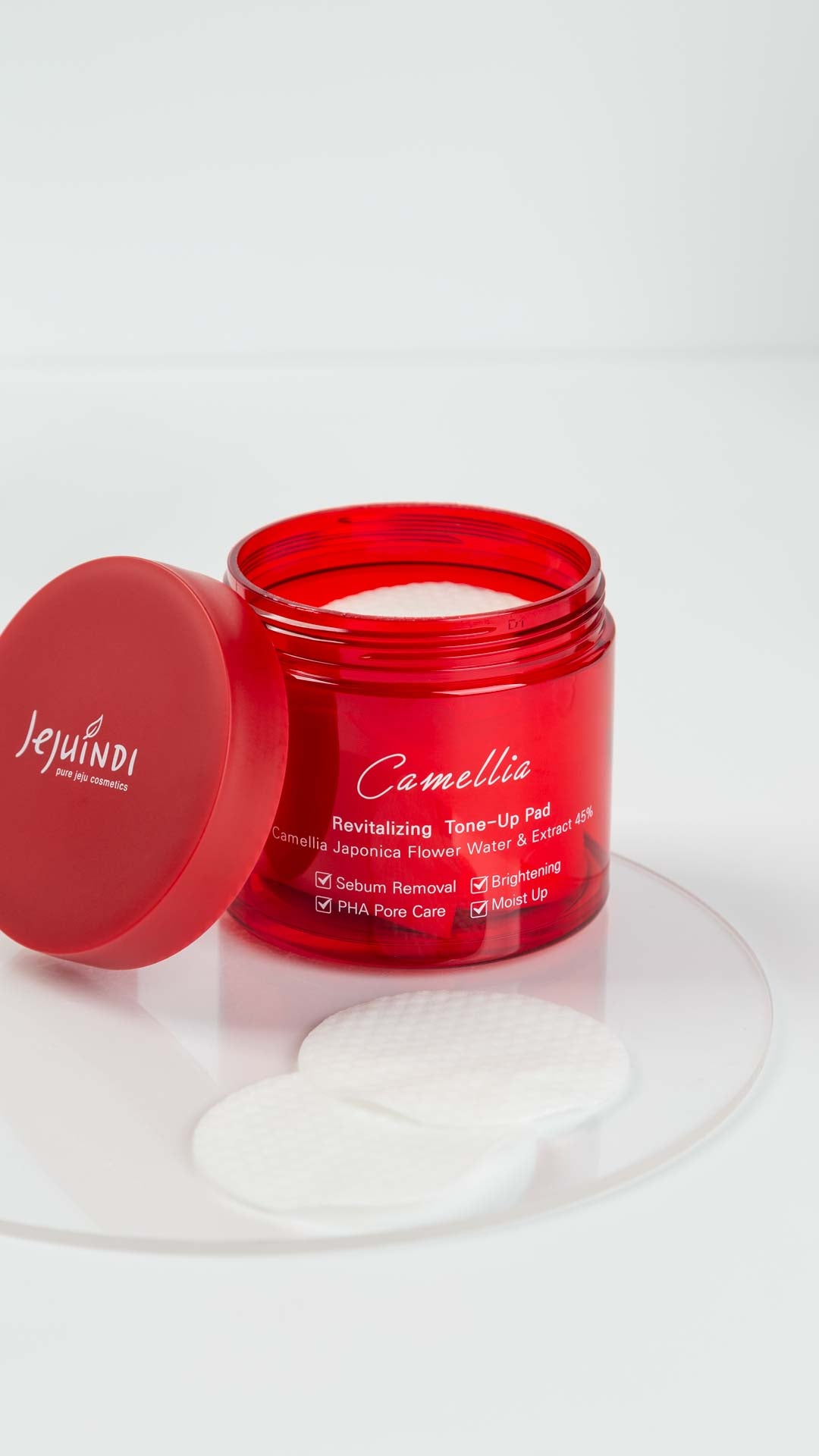 JEJUINDI Camellia Revitalising Tone-Up Pad