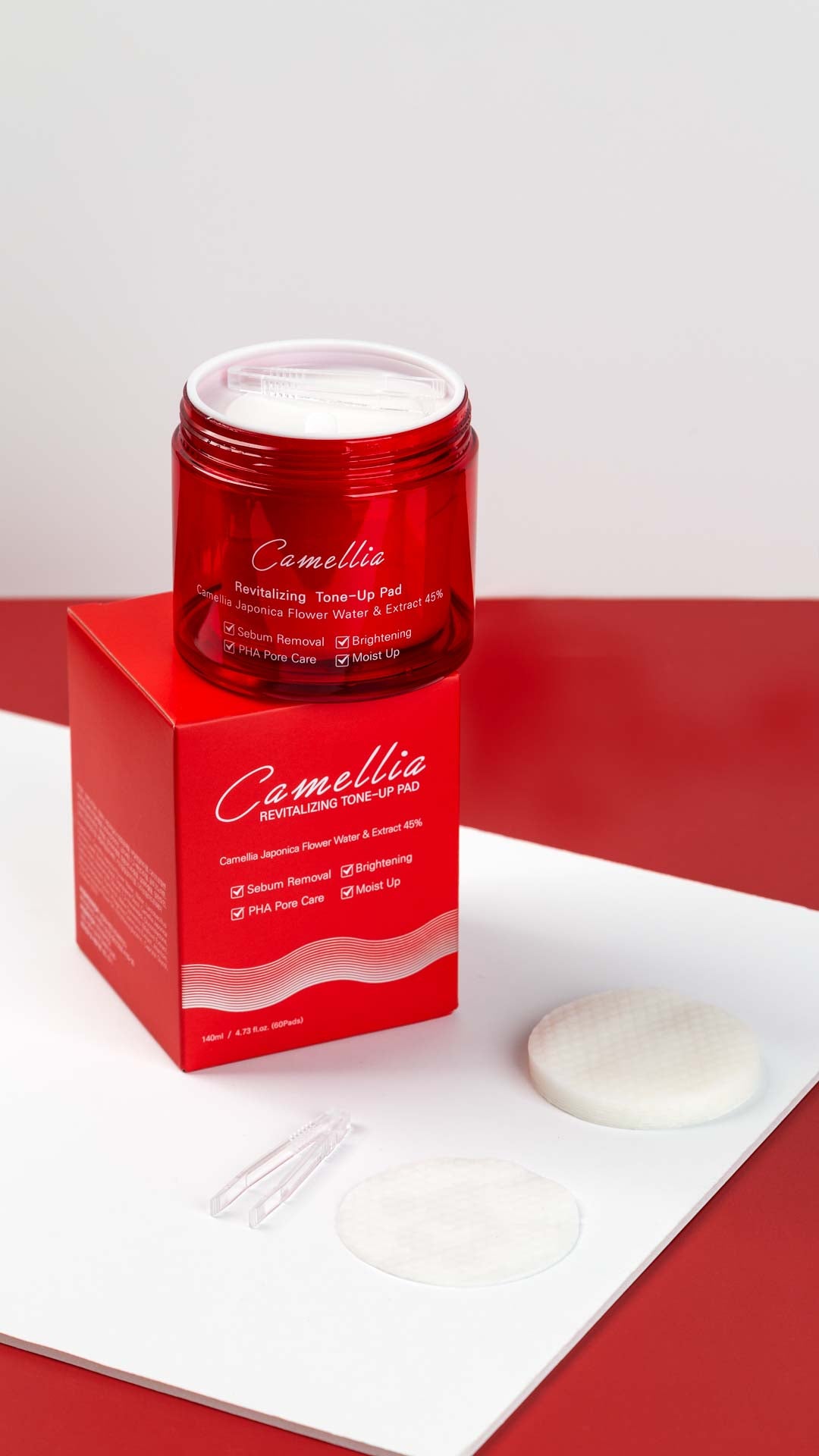 JEJUINDI Camellia Revitalising Tone-Up Pad