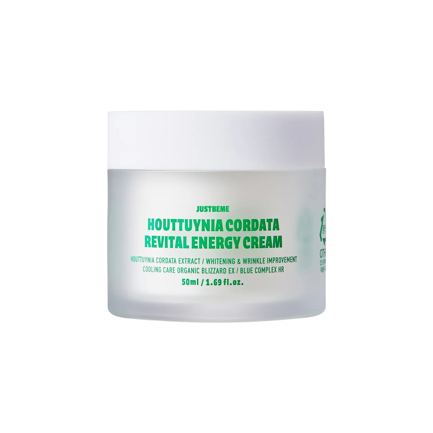 JUSTBEME - Houttuynia Cordata Revital Energy Cream