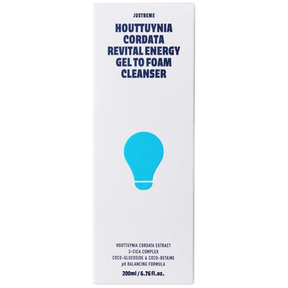JUSTBEME - Houttuynia Cordata Revital Energy Gel To Foam Cleanser
