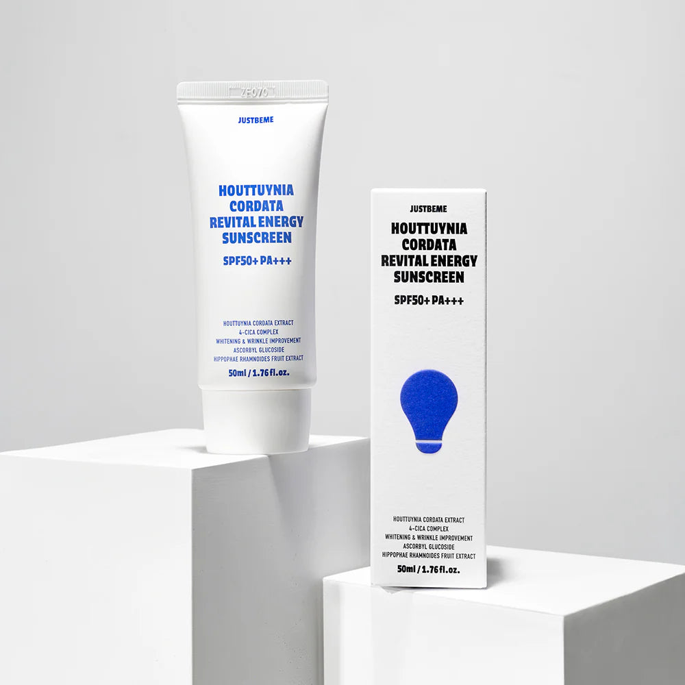 JUSTBEME - Houttuynia Cordata Revital Energy Sunscreen SPF50+++