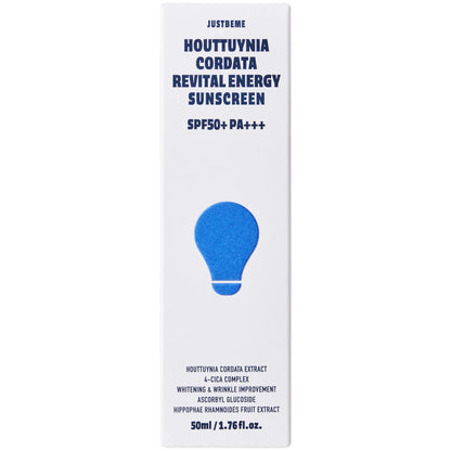 JUSTBEME - Houttuynia Cordata Revital Energy Sunscreen SPF50+++