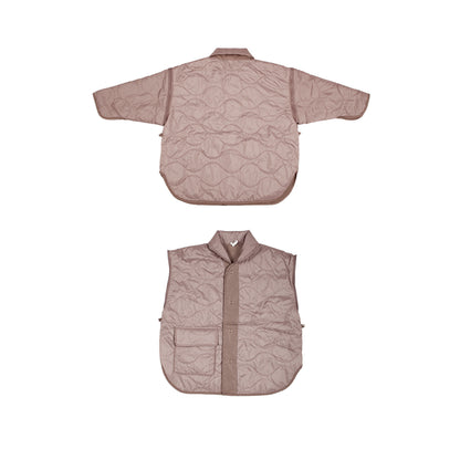 Kids Jacket-Vest Beige