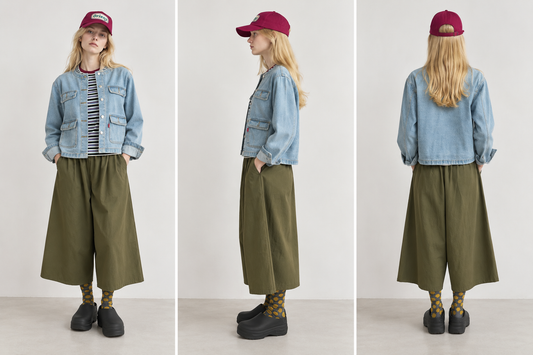 Giacca di Jeans con bottoni-InARow