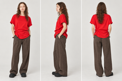 T-shirt manica corta con bottoncini