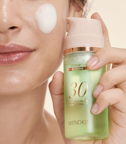 MENOKIN 30 SECONDS QUICK BUBBLE MASK _ Clear