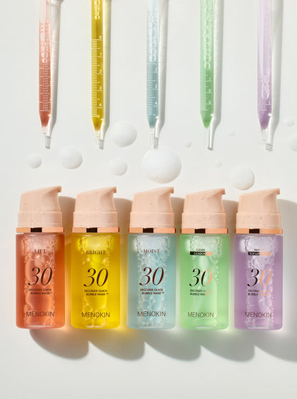 MENOKIN 30 SECONDS QUICK BUBBLE MASK _ Clear