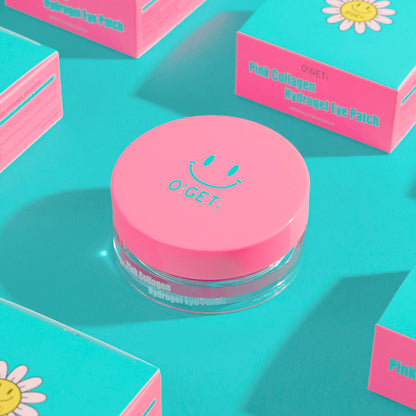 O!GETi Pink Collagen Hydrogel Eye Patch