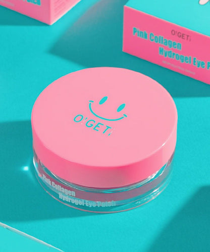 O!GETi Pink Collagen Hydrogel Eye Patch