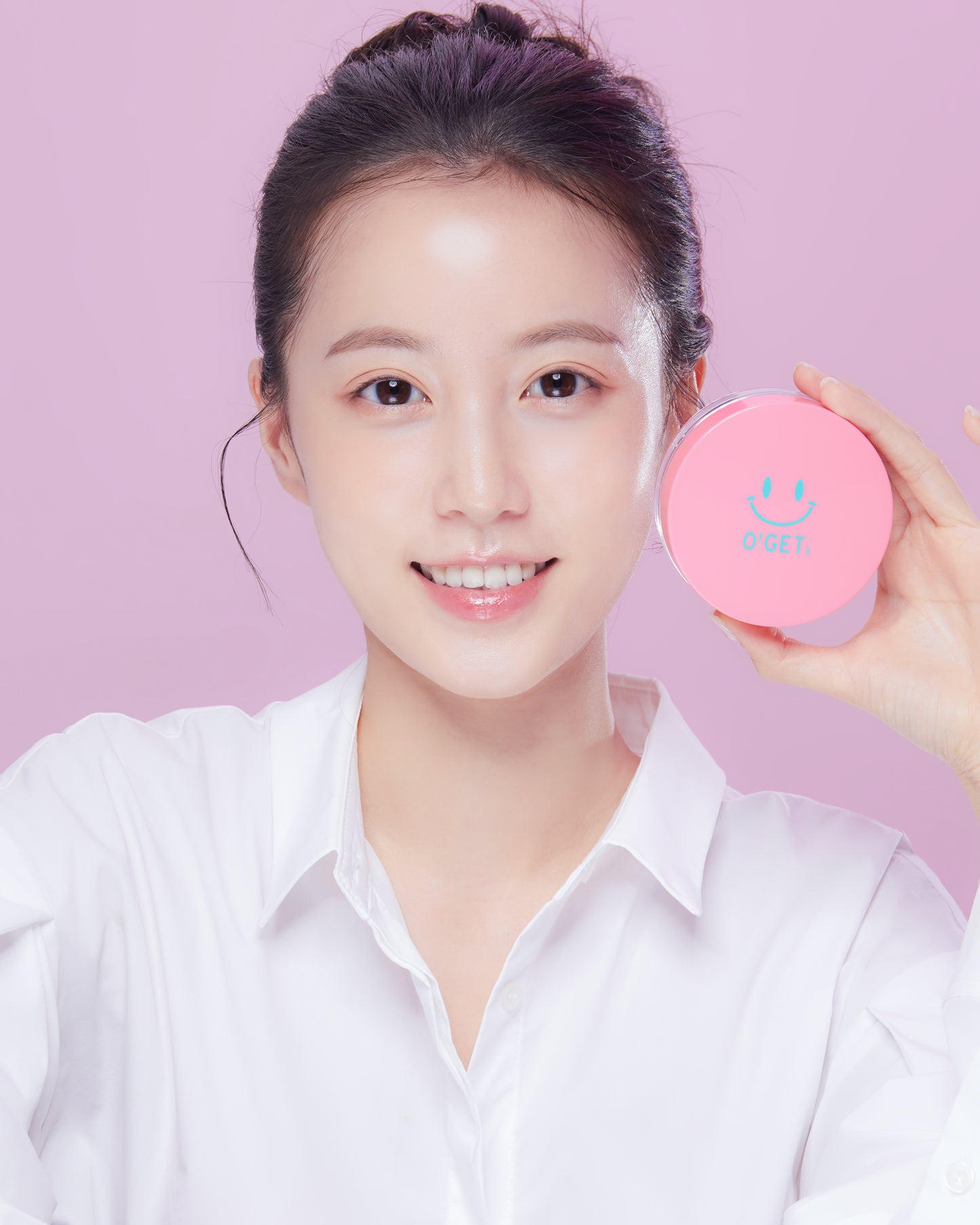 O!GETi Pink Collagen Hydrogel Eye Patch