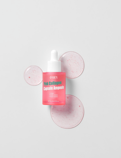 O!GETi Pink Collagen Capsule Ampoule
