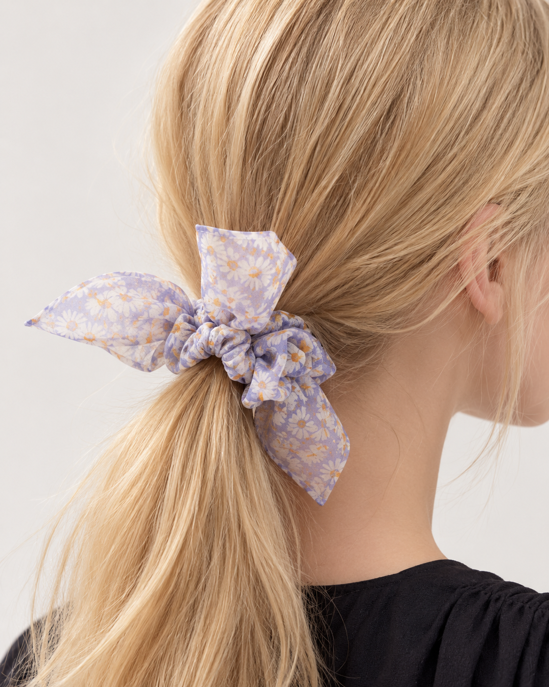 Scrunchies con fiocco in organza