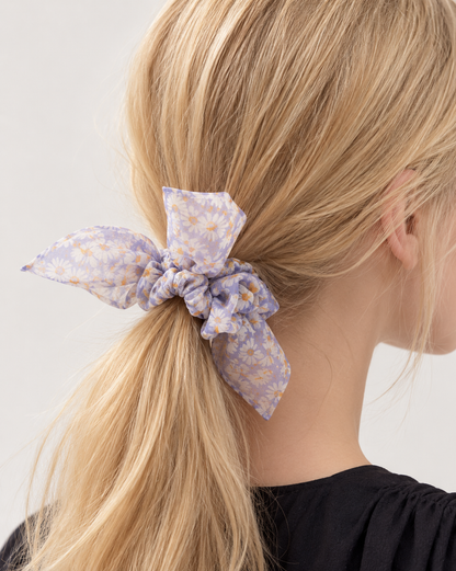 Scrunchies con fiocco in organza
