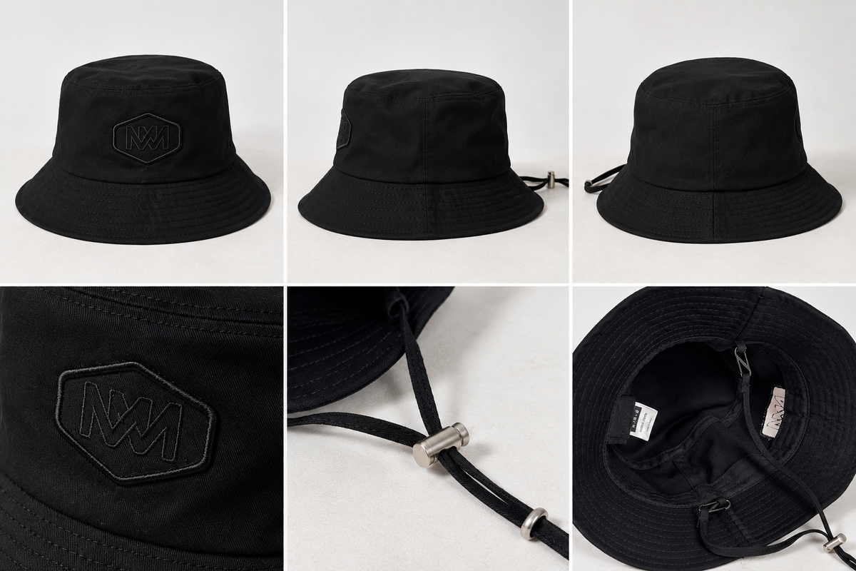 Cappello Bucket con stemma