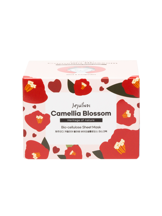 JEJUINDI Camellia Blossom Bio-Cellulose Sheet Mask