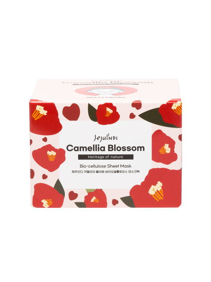 JEJUINDI Camellia Blossom Bio-Cellulose Sheet Mask