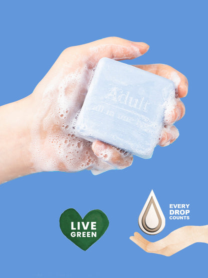 JEJUINDI Poly Indigo Shampoo & Wash Bar